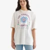 Womens Positive Vibes Relaxed T-Shirt