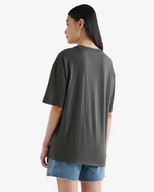Womens Positive Vibes Relaxed T-Shirt