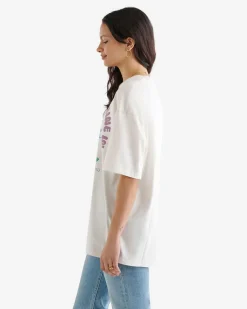 Womens Positive Vibes Relaxed T-Shirt