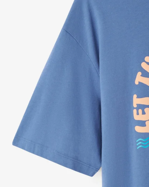 Womens Positive Vibes Relaxed T-Shirt