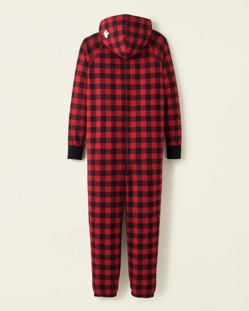 Womens Roots Park Plaid Onesie
