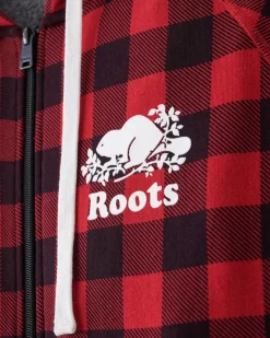 Womens Roots Park Plaid Onesie