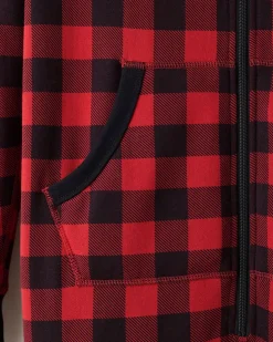Womens Roots Park Plaid Onesie