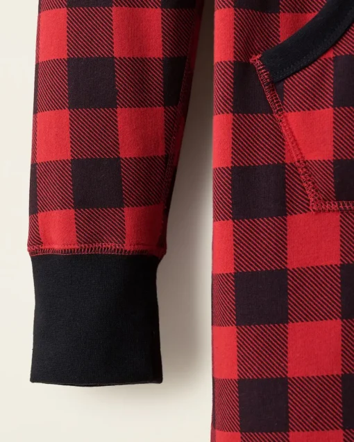 Womens Roots Park Plaid Onesie