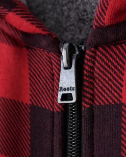 Womens Roots Park Plaid Onesie