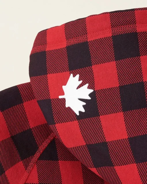 Womens Roots Park Plaid Onesie
