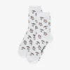 Womens Summer Daze Quarter Top Sock