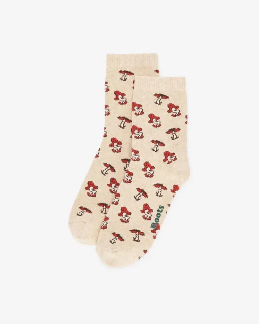 Womens Summer Daze Quarter Top Sock