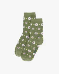 Womens Summer Daze Quarter Top Sock