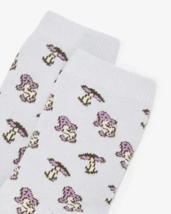 Womens Summer Daze Quarter Top Sock