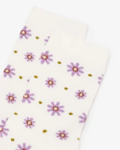Womens Summer Daze Quarter Top Sock