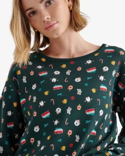 Womens Winter Pajama Top