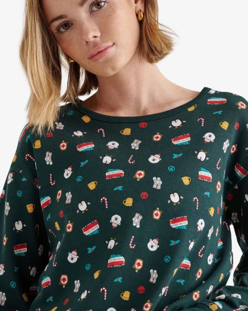 Womens Winter Pajama Top